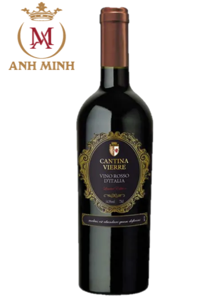 Rượu ang Ý Cantina Vierre Limited Edition Vino Rosso D'italia 14.5%