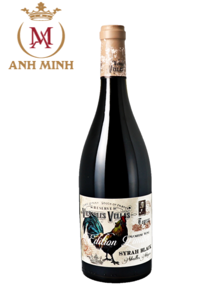 Rượu Vang Pháp Vignobles Vellas Syrah Black