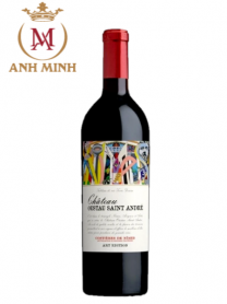 Rượu Vang Pháp Chateau Oustau Saint Andre Costieres de Nimes Art Edition 14,5%