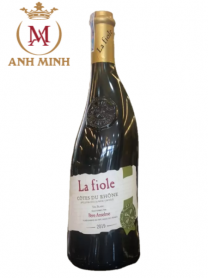 Rượu Vang Pháp La Fiole Côtes du Rhône chai vẹo 750ml, 14%