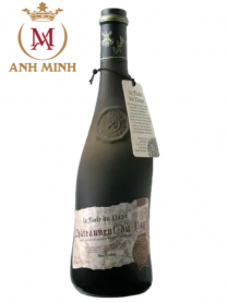 Rượu Vang Pháp La Fiole du Pape Châteauneuf du Pape chai vẹo