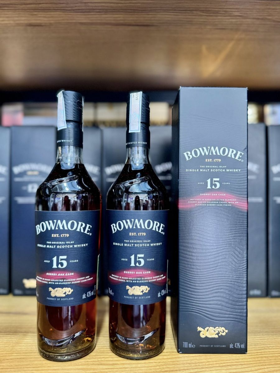 Bowmore 15 Sherry Oak là chai whisky đáng mua trong tầm giá