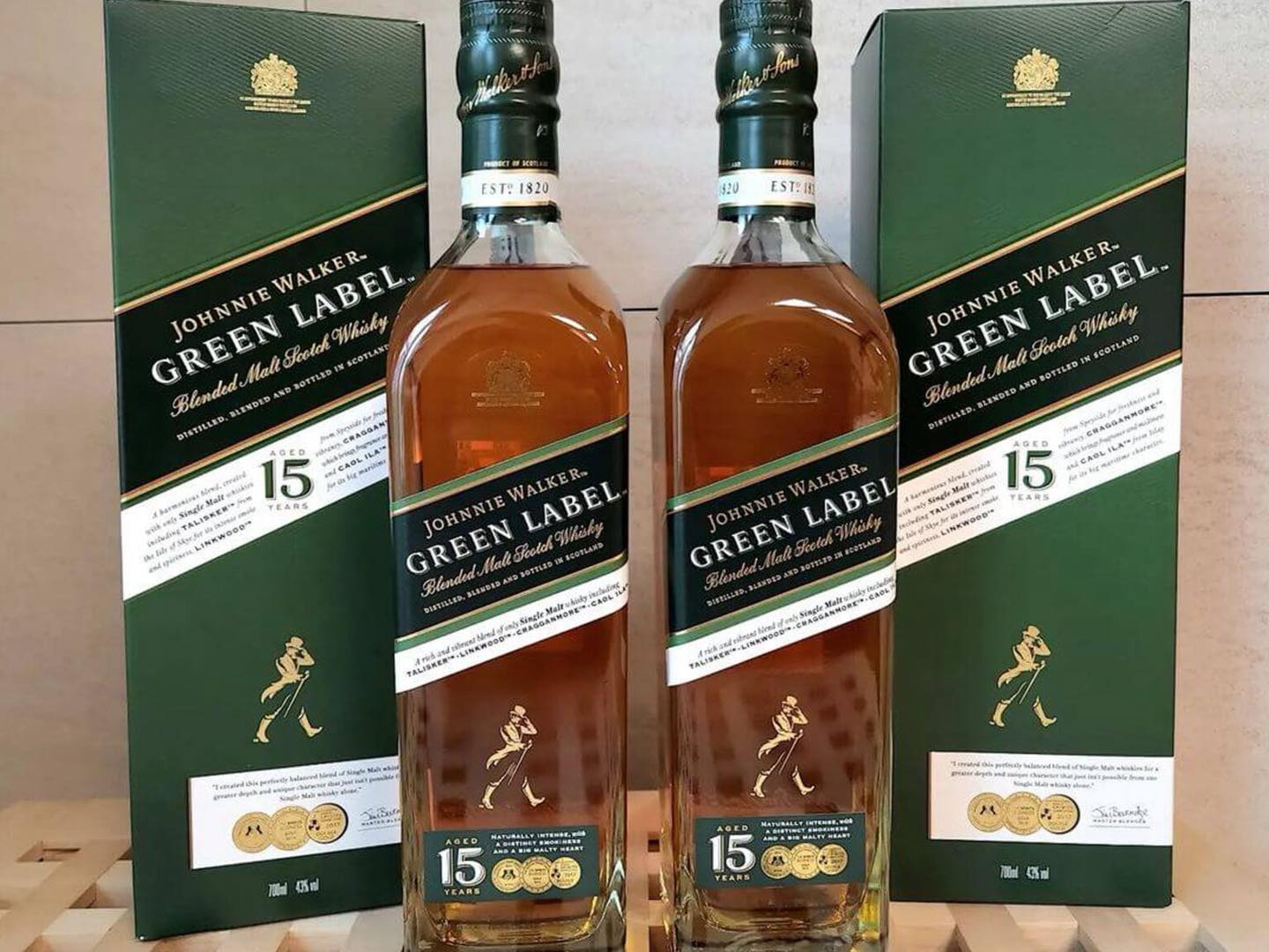 Rượu Johnnie Walker Green Label 15 năm