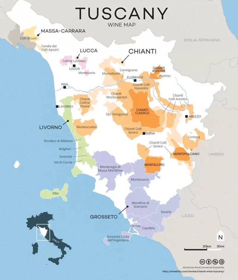 Tuscany - vùng rượu vang huyền thoại nước Ý