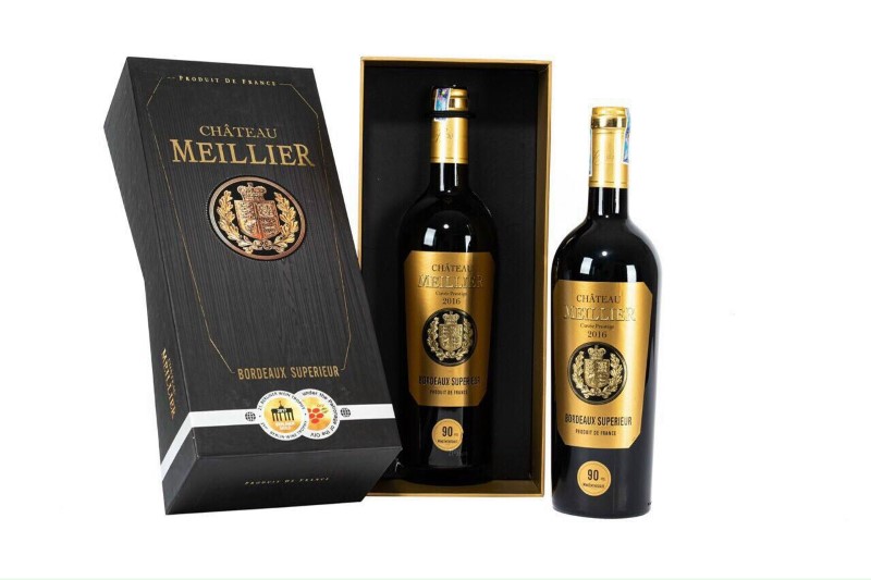 Rượu vang Château Meillier Bordeaux Supérieur Rouge có giá 390.000 VNĐ