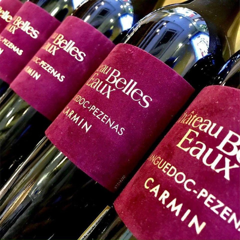 Rượu vang Château Belles Eaux Languedoc Pezenas Carmin