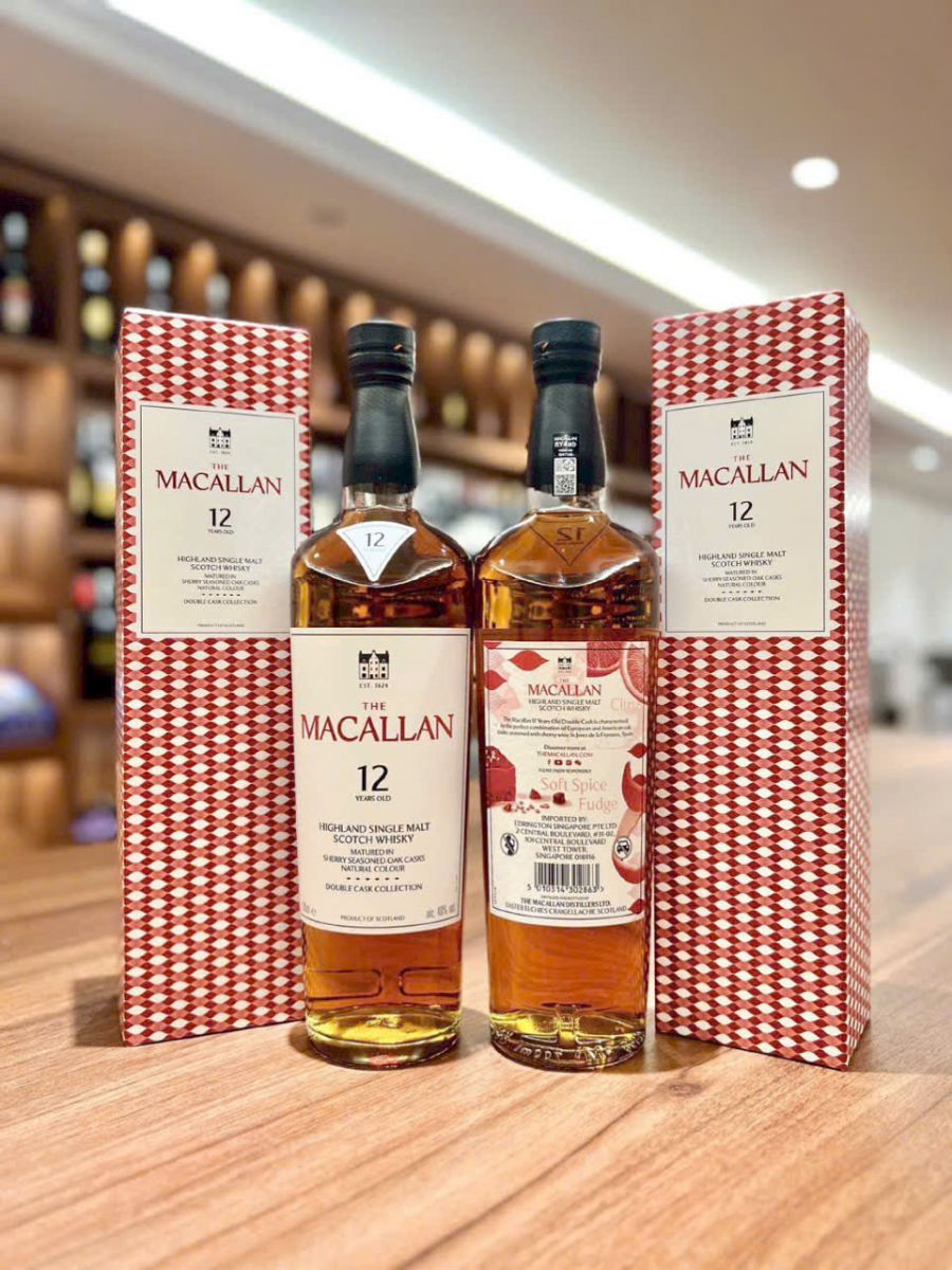 Macallan 12 Năm Double Cask 2025 – Single Malt Scotch Whisky Cao Cấp Từ Scotland